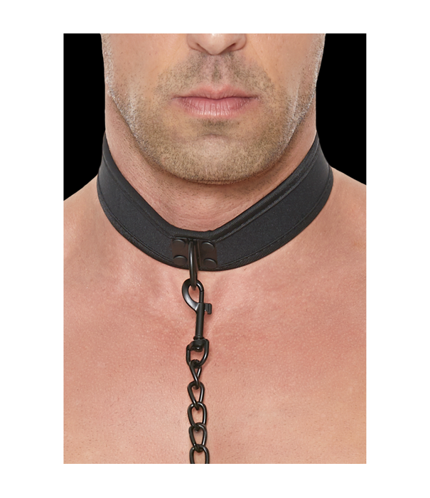Ouch! by Shots Neopreen Halsband met Leash