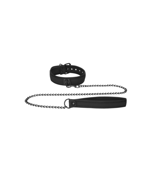 Ouch! by Shots Neopreen Halsband met Leash