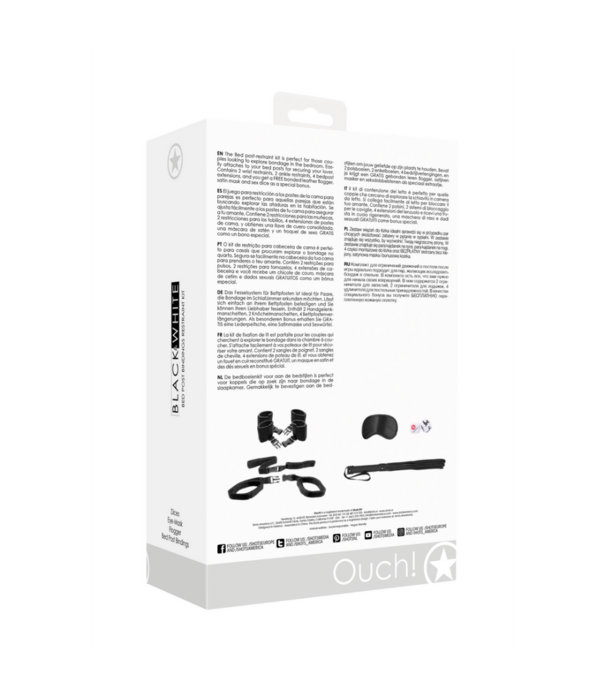 Ouch! by Shots Bed Post Bindings Bevestigingsset