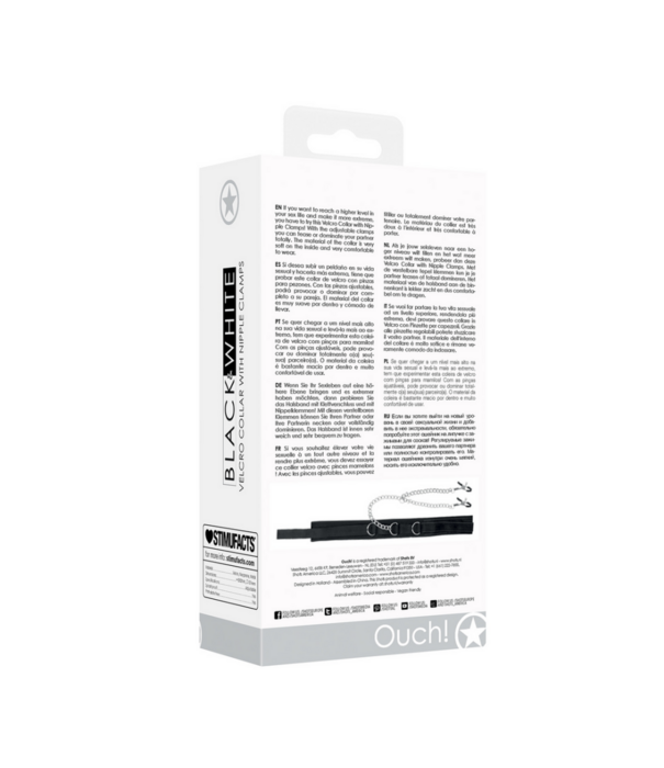 Ouch! by Shots Velcro Kraag met Tepelklemmen