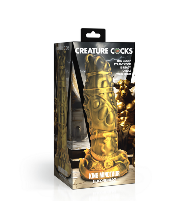 King Minotaur - Siliconen Dildo - Goud