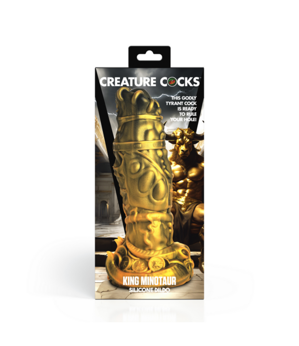 King Minotaur - Siliconen Dildo - Goud