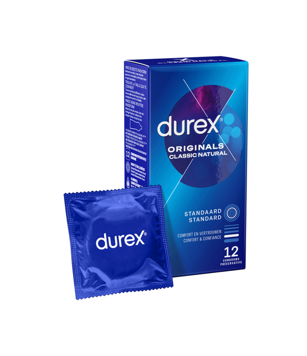 Durex Originals Classic Natural - Condoms - 12 Stuks