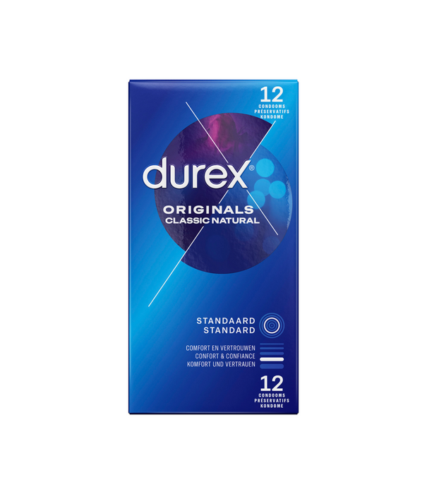 Durex Originals Classic Natural - Condoms - 12 Stuks