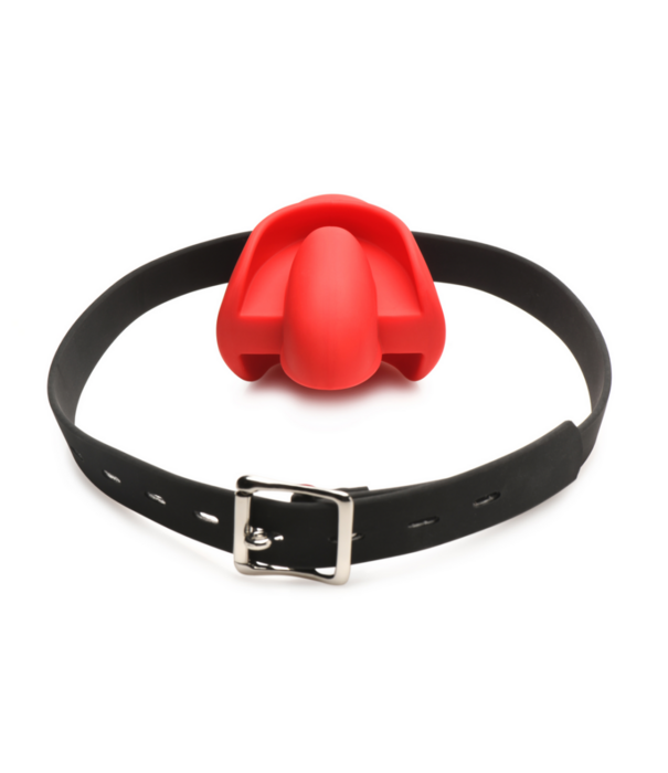 Gag Order - Extreme Silicone Ball Gag - Rood