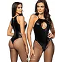 Beautynight Dark Magnet wetlook body set met netpanty