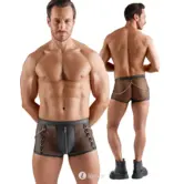 Svenjoyment Heren Net Short Met Wetlook En Afneembare Kettingen