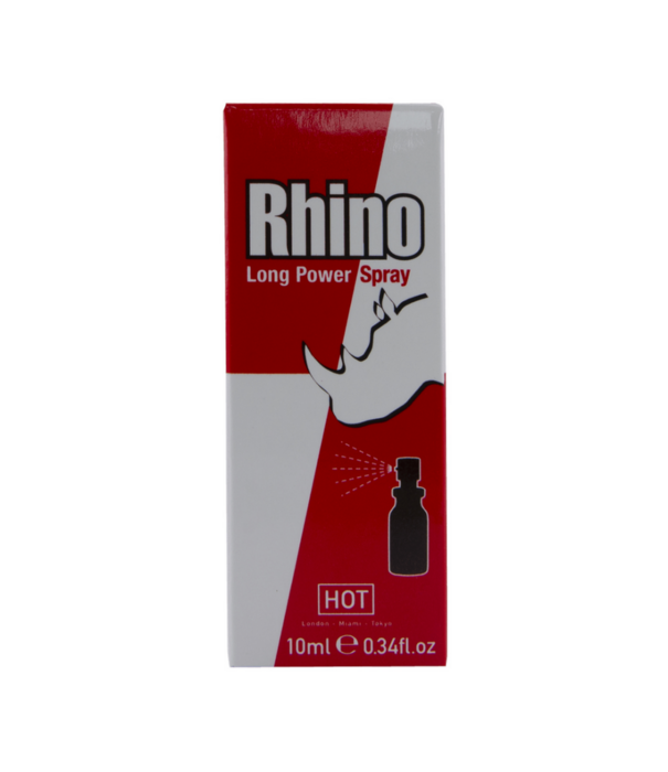 HOT Rhino - Long Power Spray / Stimulating Spray - 0,3 fl oz / 10 ml