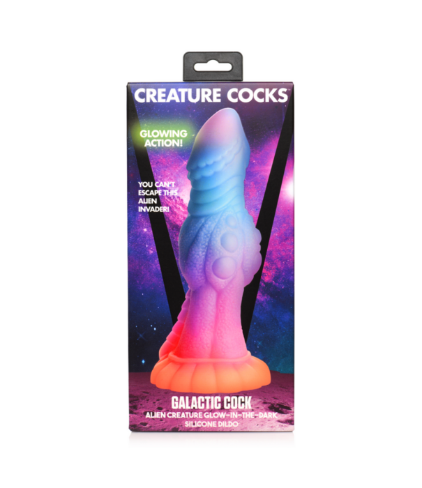 Galactic Cock - Alien Creature Glow-in-the-Dark Silicone Dildo