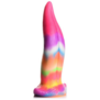 Eenhoorn Tongue - Glow in the Dark - Silicone Dildo - Regenboog