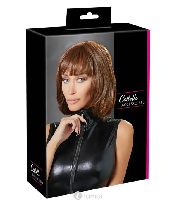 * COTTELLI  Cottelli ACCESSOIRES blonde bob pruik met pony verstelbaar