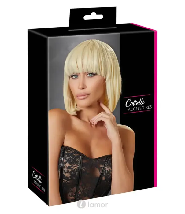 * COTTELLI  Cottelli ACCESSOIRES lichtblonde korte bob pruik