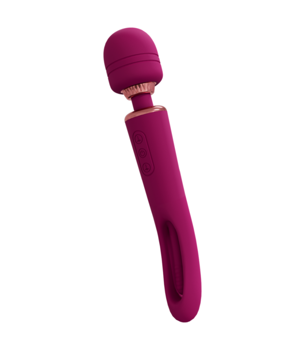 VIVE by Shots Kiku - Dubbelzijdige Wand met Innovatieve G-Spot Flapper Stimulator - Roze