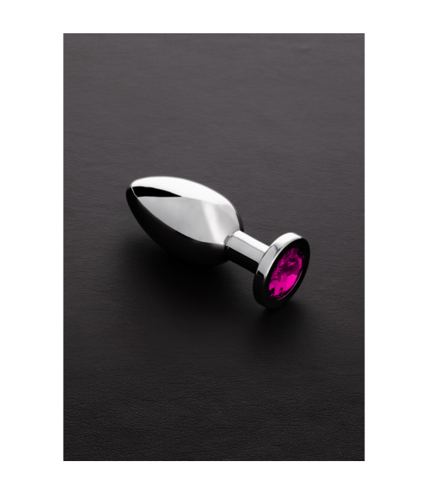 Steel by Shots Butt Plug met Juweeltjes - Medium