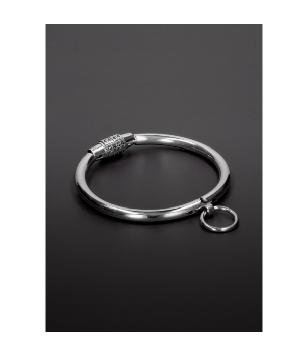 Steel by Shots Kraag met Combinatieslot - Medium