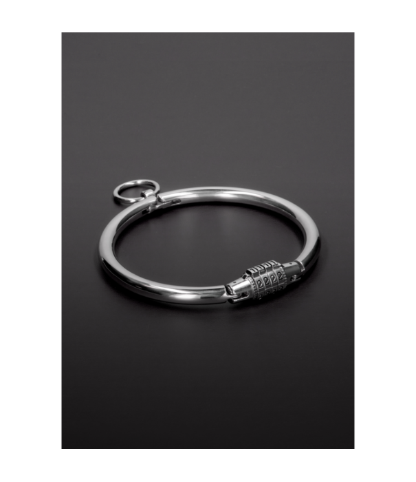 Steel by Shots Kraag met Combinatieslot - Medium