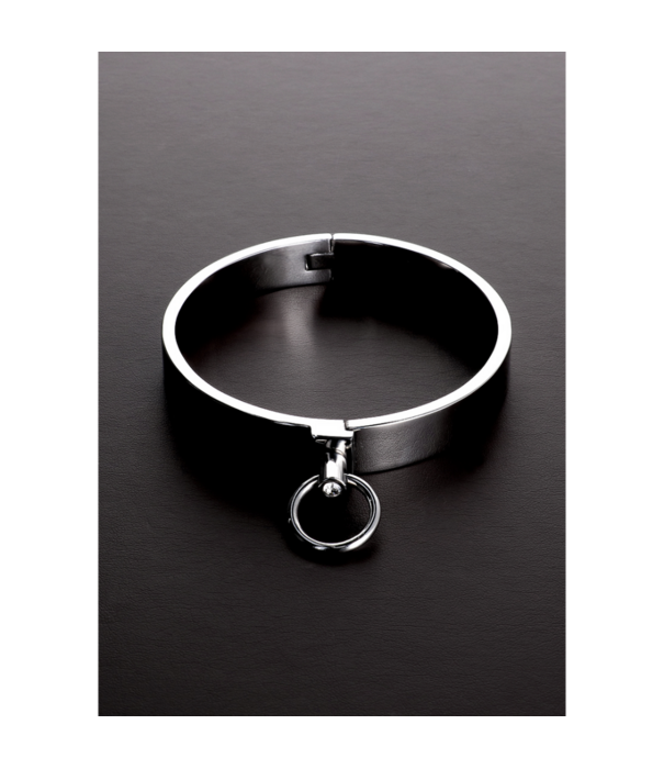 Steel by Shots Stijlvolle Slave Collar met Edelstenen - US Maat 16 / EU Maat 44