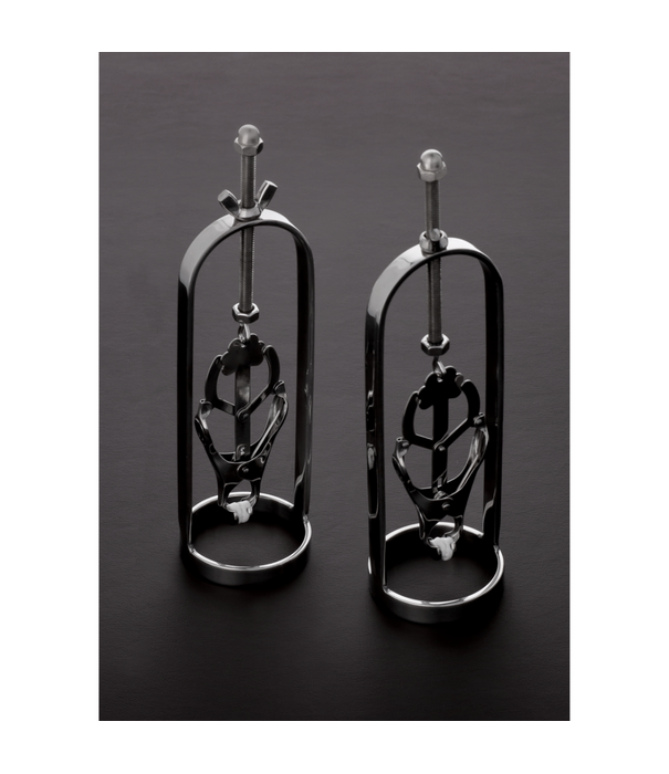 Steel by Shots Tit Tuggers met Klaver Klem