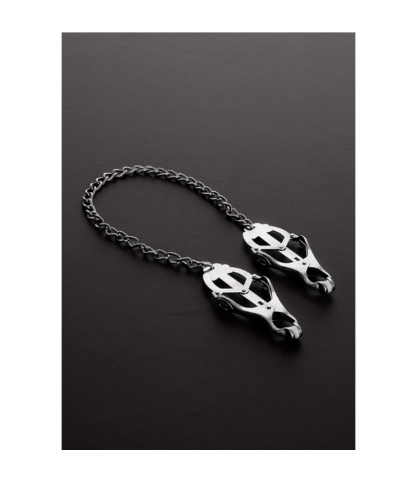 Steel by Shots Clover Tepelknijper met Ketting