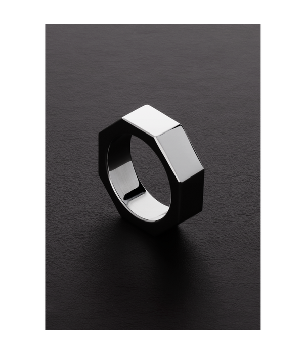 Steel by Shots NUT Cockring - 0,6 x 0,2 x 55 / 15 x 6 x 55 mm