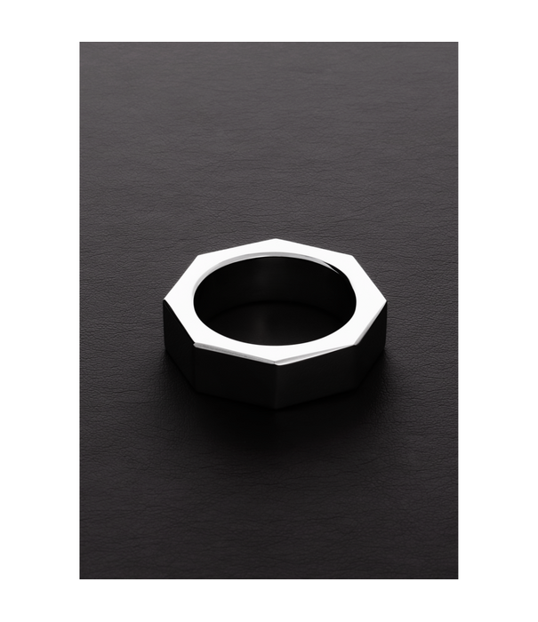 Steel by Shots NUT Cockring - 0,6 x 0,2 x 55 / 15 x 6 x 55 mm