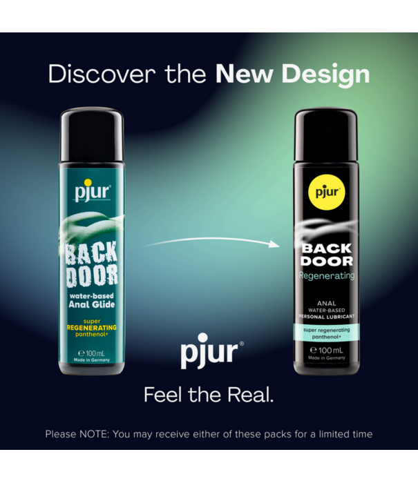 Pjur Backdoor Regenerating - Waterbased Anal Lubricant with Panthenol - 3.4 fl oz / 100 ml