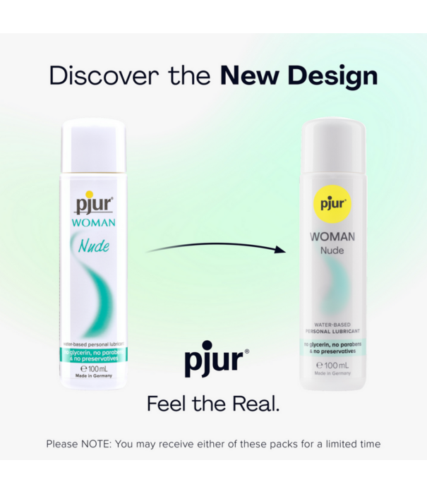 Pjur Woman Nude - Waterbased Lubricant without Preservatives - 3.4 fl oz / 100 ml