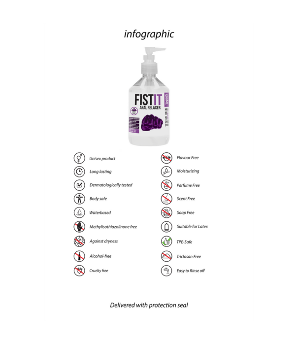 Fist It by Shots Anal Relaxer - 17 fl oz / 500 ml