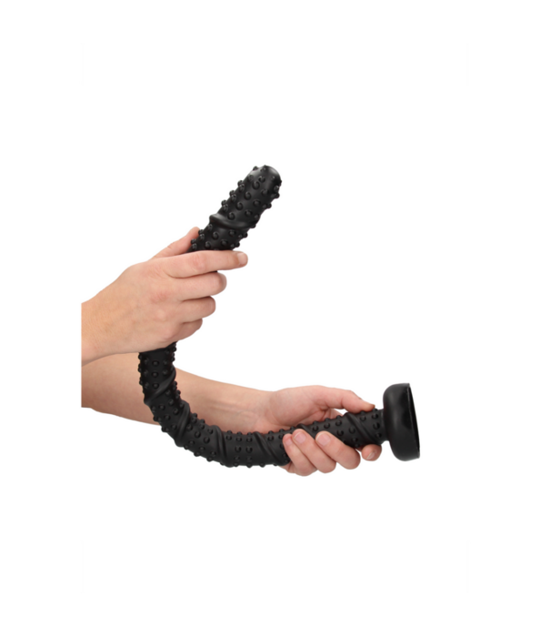 Ouch! by Shots Ass Textured Snake Dildo - 22 / 55 cm