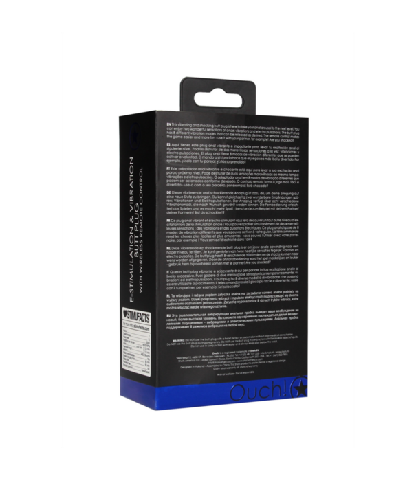 Ouch! by Shots E-stim Vibrerende Buttplug