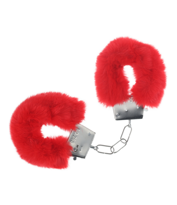 Ouch! by Shots Classic Fluffy Handboeien - Rood