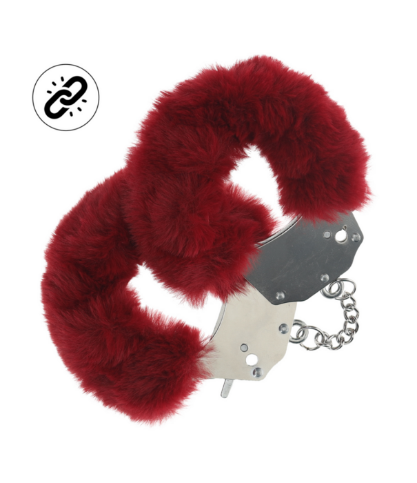 Ouch! by Shots Zware Fluffy Handboeien - Bourgondisch