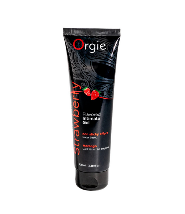 Orgie Lube Tube Aardbei - Waterbased Lubricant - 3 fl oz / 100 ml