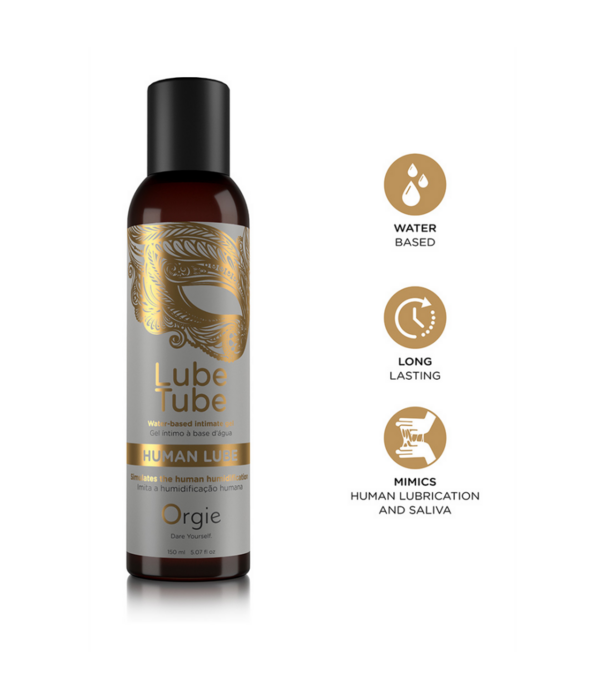 Orgie Human Lube - Waterbased Intiem Gel - 5.07 fl oz / 150 ml