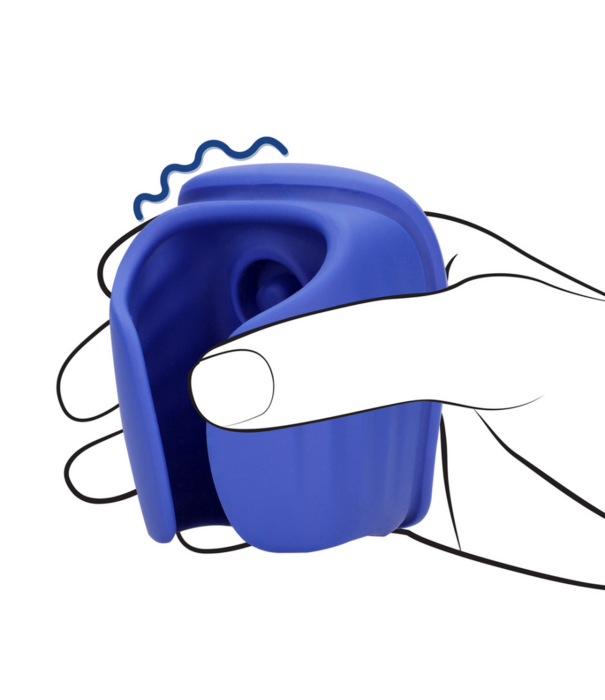 Loveline by Shots Vibrerende en Pulse Wave Stroker - Midnight Hour