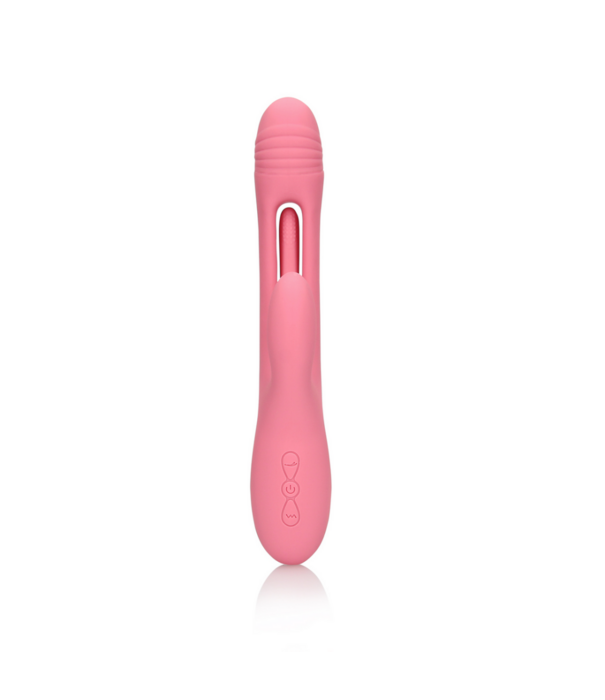 Loveline by Shots Flapperende G-Spot Rabbit Vibrator - Roze Arabesque
