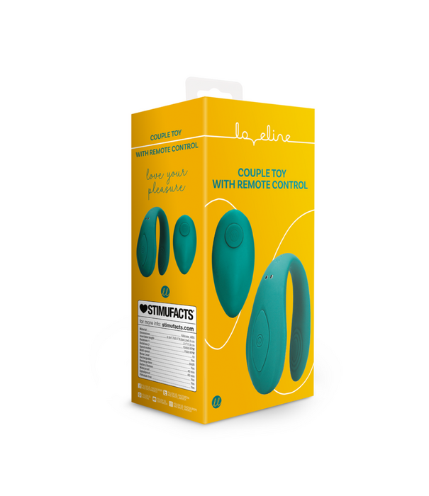 Loveline by Shots Koppel Speeltje met Afstandsbediening - Bimini Blauw