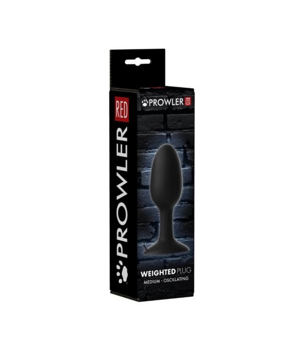 Prowler Red Weighted Butt Plug - Medium 4.7 / 12 cm