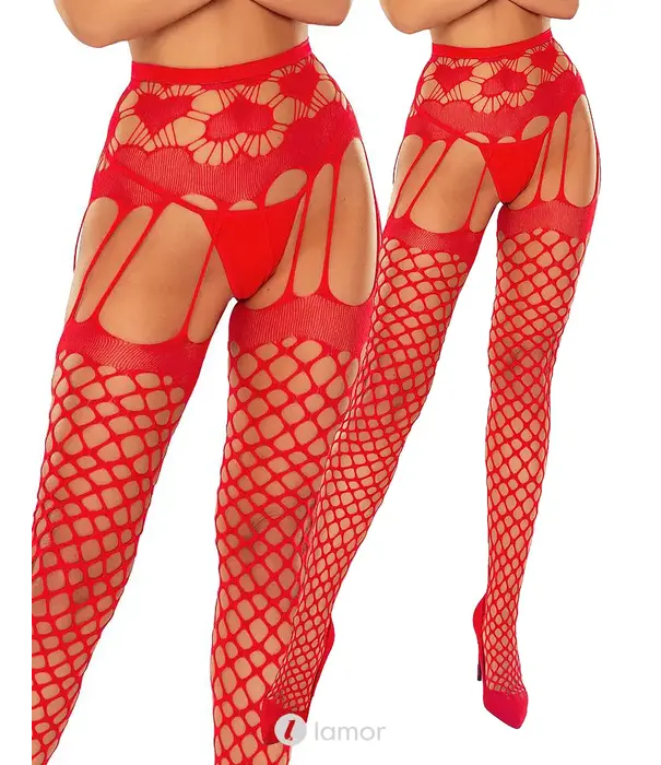 * PASSION Rode open panty ouvert zonder string Passion S031