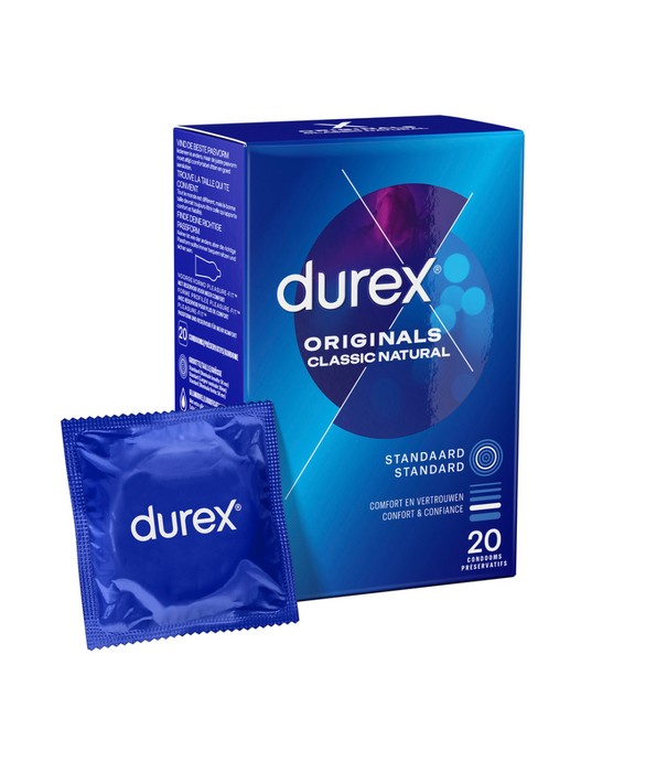 Durex Originals Classic Natural - Condooms - 20 Stuks