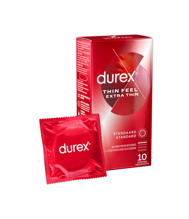 Durex Dunne Gevoel Extra Dun - Condooms - 10 Stuks