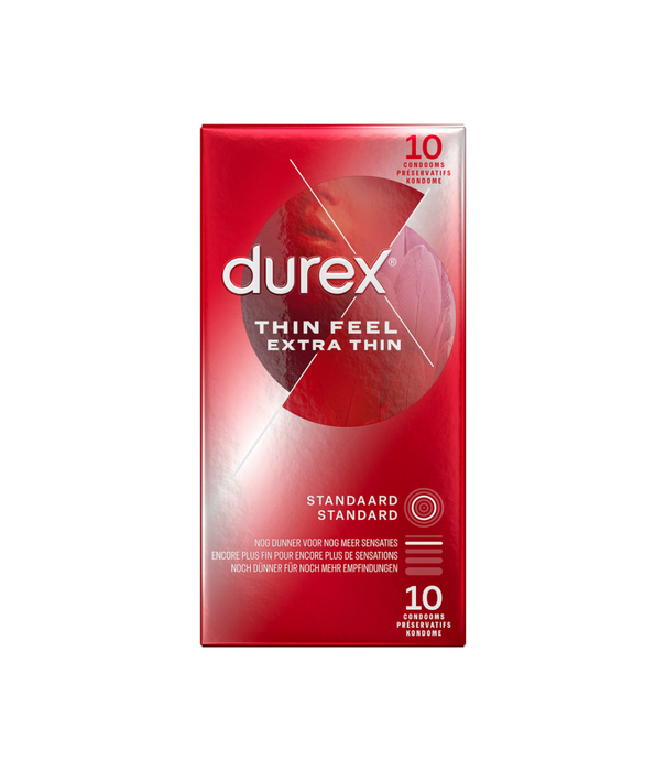Durex Dunne Gevoel Extra Dun - Condooms - 10 Stuks