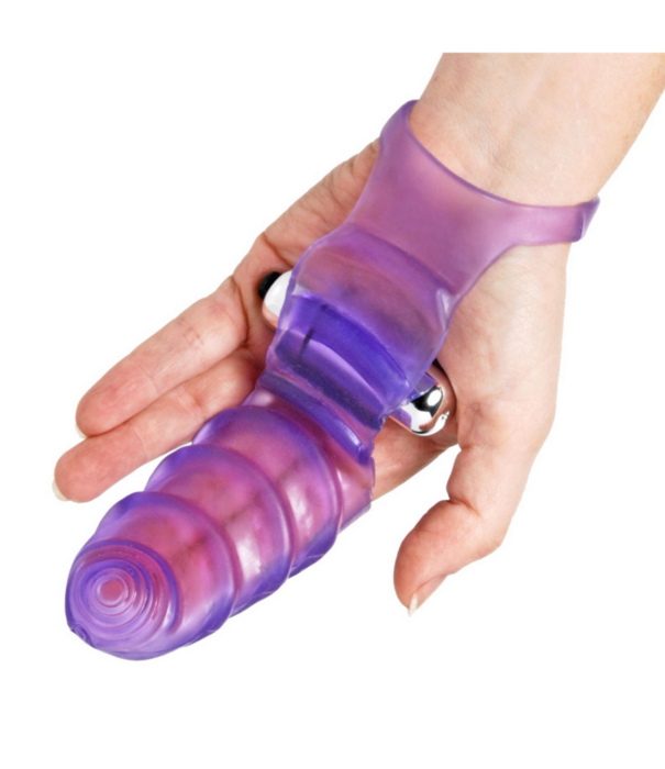 Dubbele Vinger Banger - Vibrerende G-Spot Handschoen