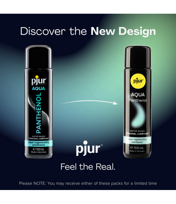 Pjur Aqua Panthenol - Waterbased Regenerating Lubricant - 3.4 fl oz / 100 ml