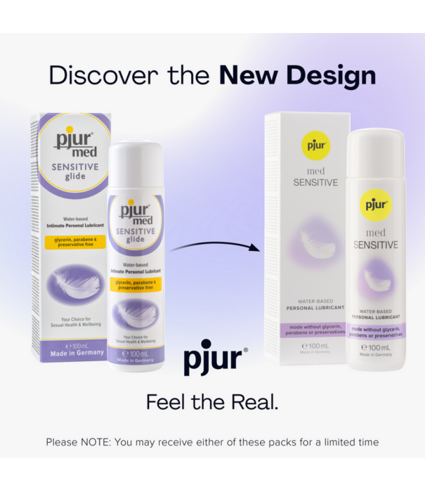 Pjur Med Sensitive - Waterbased Lubricant without Preservatives - 3.4 fl oz / 100 ml