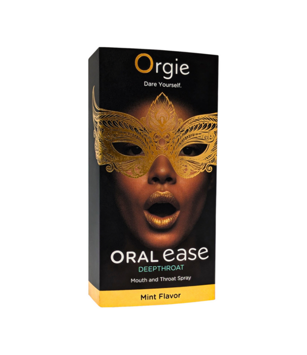 Orgie Oral Ease Deepthroat - Mond- en Keelspray - Munt Smaak - 0,5 fl oz / 15 ml