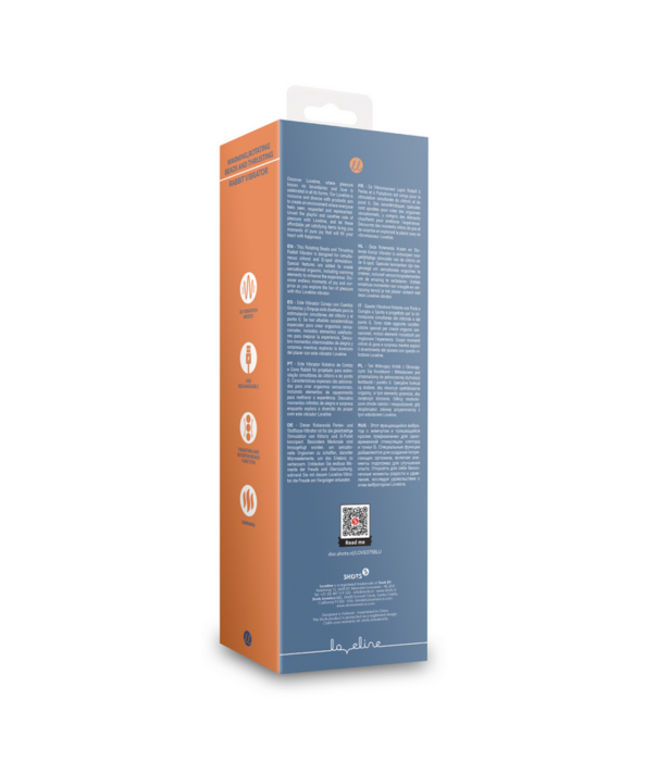 Loveline by Shots Warmende Draaibare Kralen en Duwende Konijnen Vibrator - Blauw Nova