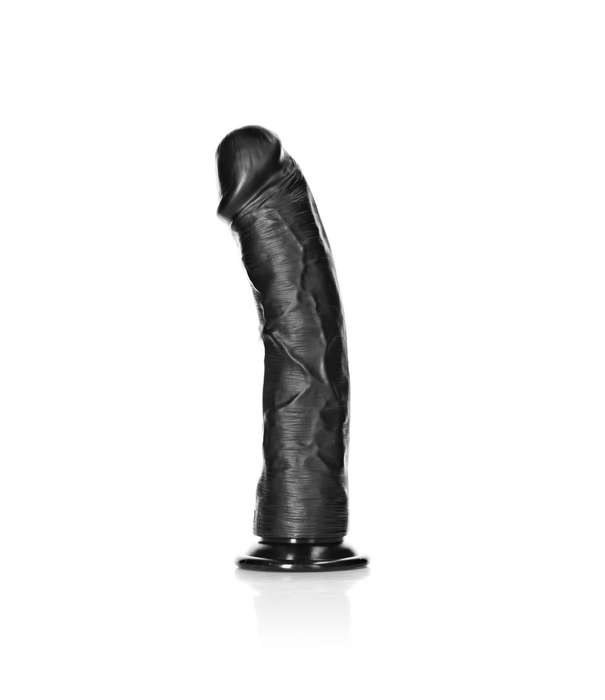 RealRock by Shots Gebogen Realistische Dildo met Zuignap - 9 / 23 cm