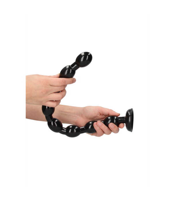 Ouch! by Shots Ass Snake Beaded Dildo - 19 / 48 cm