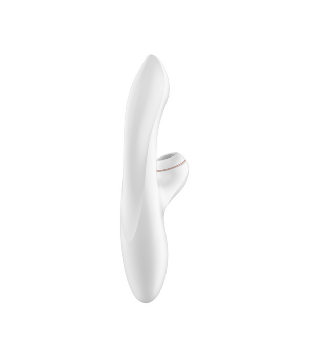 Satisfyer Pro Plus - G-Spot Air Pulse Stimulator en Vibratie - Wit/Roze Goud